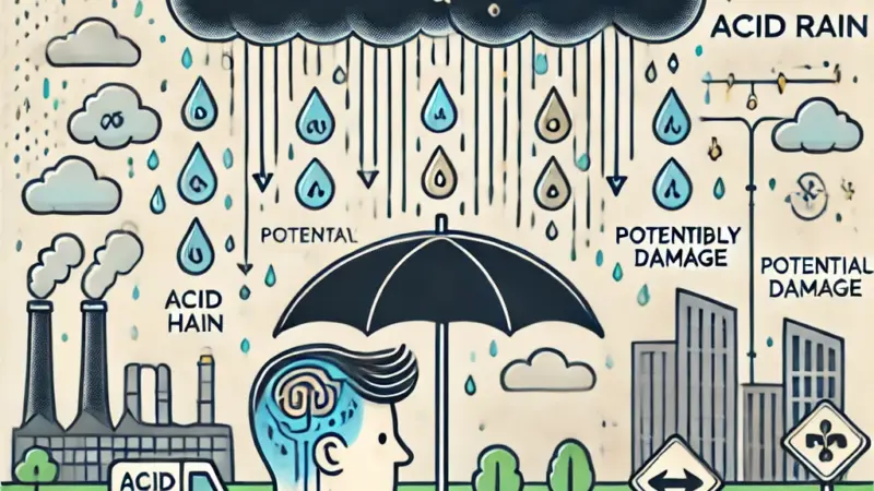 【噂の検証】雨(酸性雨)で禿げてしまうという噂は本当か?科学的に検証